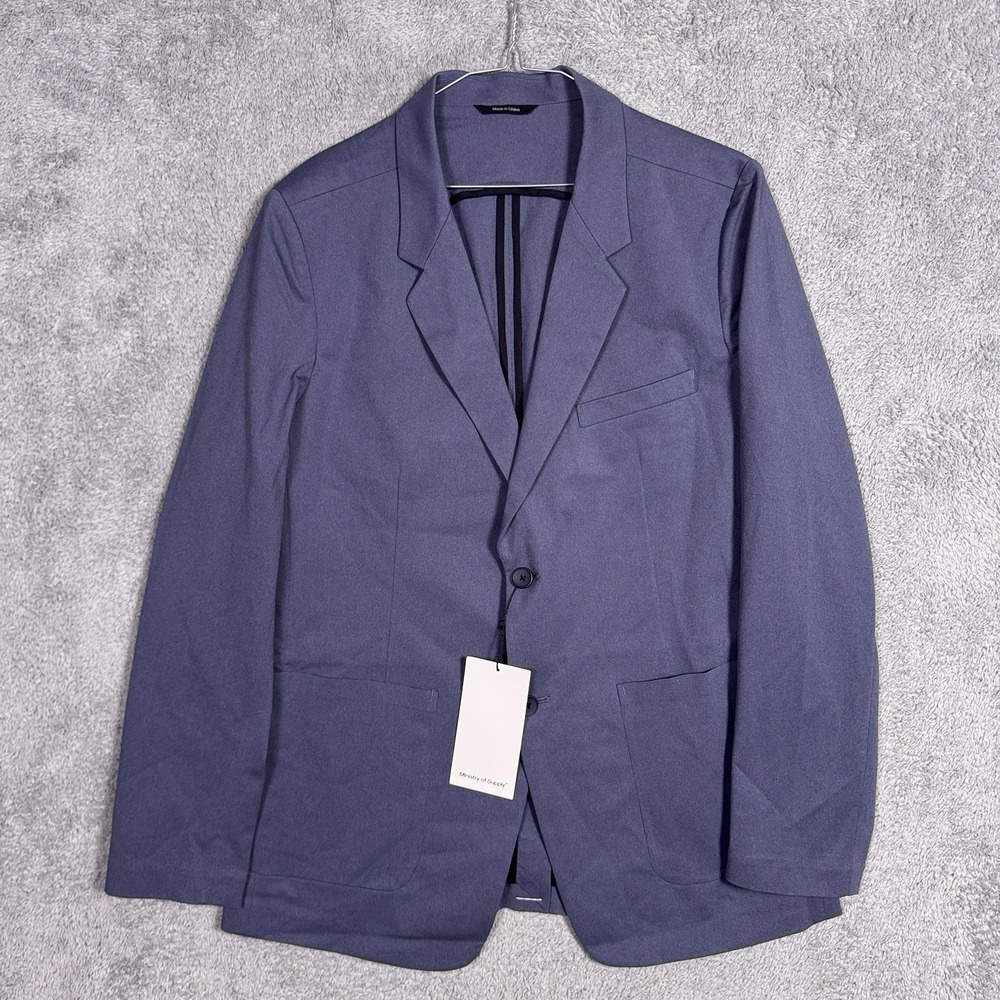 Ministry of Supply Blazer Mens XL Kinetic Stretch Jacket Unstructured NEW